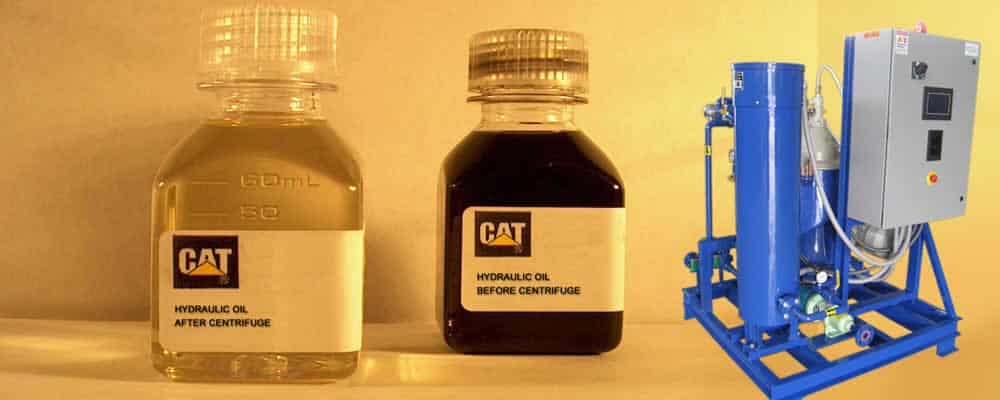 Extrusion Industry Hydraulic Oil Centrifuge Results