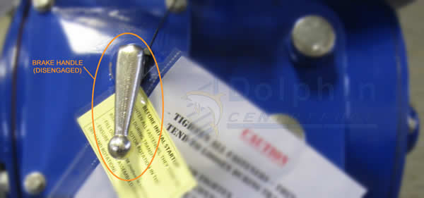 Disc Centrifuge Brake Handle