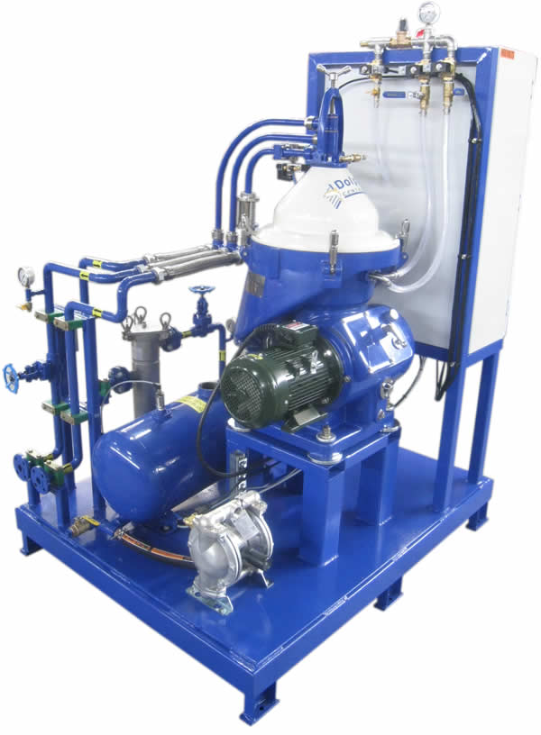 Quench Oil Filtration Centrifuge | Self-Cleaning Design 2 DMPX-014 Self-Cleaning Centrifuge for Quench Oil Clarification